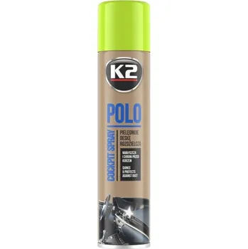 Autokosmetika K2 POLO Cockpit Green Apple - Ochrana vnitřních plastů, 300ml