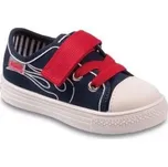 BEFADO 437P002 21 - chlap.tenisky, 1 SZ, modrá s červenou Velikost: 21