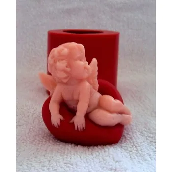 Silikonová forma - Andílek z lásky 50 x 43 x 55 mm