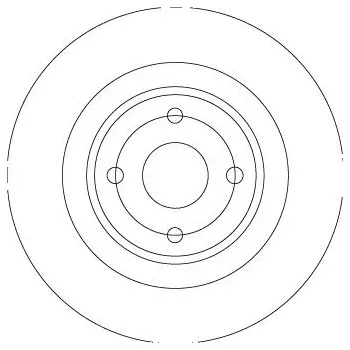 Brzdový kotouč Brzdový kotouč TRW DF6974