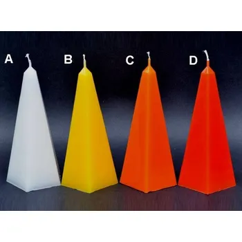 Výroba svíčky Hotová směs pro výrobu svíček BAREVNÁ LESKLÁ Q - HNĚDÁ, bal. 0,5 kg