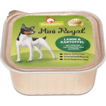 Krmivo pro psa GranataPet Mini Royal s jehněčím masem a bramborami 11 × 150 g