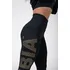 Dámské legíny Nebbia Intense Gold Print 827 černé
