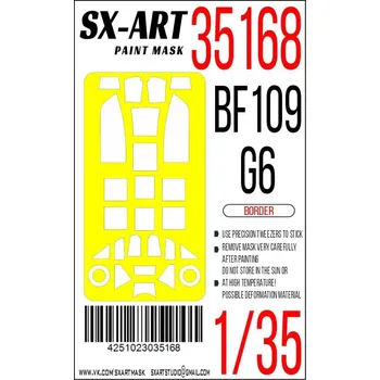 Plastikový model 1/35 Paint mask Bf109 G-6 (BORDER)