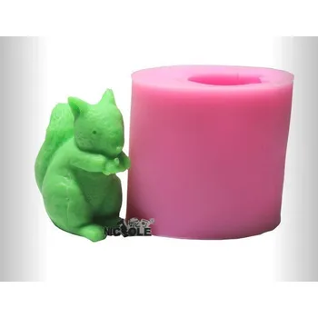 Silikonová forma - Veverka 3D - 57 x 43 x 70 mm