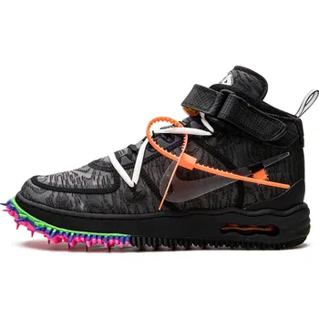 Dámské tenisky Off-White x Nike Air Force 1 Mid "Black" Velikost: 38.5