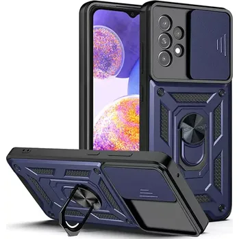 Pouzdro na mobilní telefon Kryt Samsung Galaxy A23 5G / A23 4G Techsuit CamShield Pro modrý