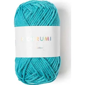 Příze Rico Design Bavlněná háčkovací příze Ricorumi dk odstín 039 tyrkysová