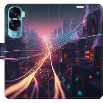 Pouzdro na mobilní telefon Flipové pouzdro iSaprio - Modern City - Honor 90 Lite 5G