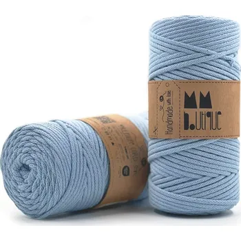 Příze MMboutique bavlněná šňůra Premium 3mm Baby blue