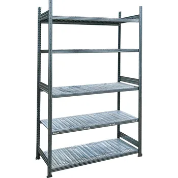 Dílenský regál Základní použitý policový regál, 2500x1800x700 mm, 5 polic