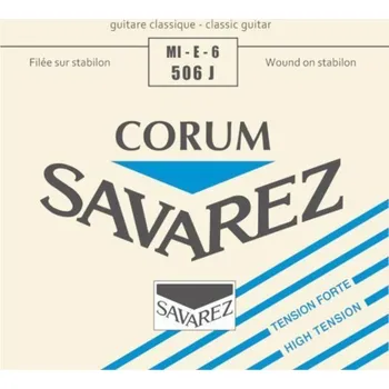 Příslušenství pro strunný nástroj Savarez Struny pro Klasickou kytaru Jednotlivé basové strunyE6w Corum high 506J 126207
