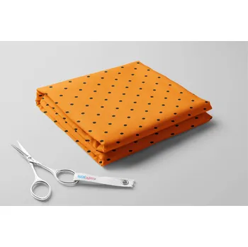 Kočárkovina, Černé drobné puntíky na světlém podkladu Barva: Oranžová