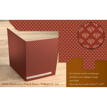 Plastikový model Matho Models 1/35 Walls & Floors - Wallpaper A