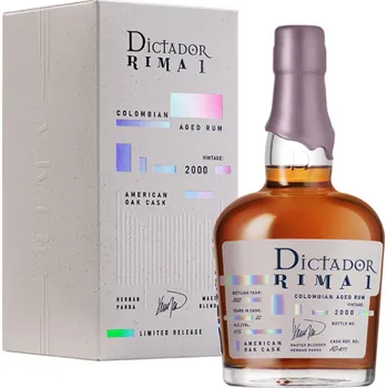 Whisky Dictador Rima American Oak Cask 22y 2000 43% 0,7 l (karton)