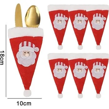 Příbor Vánoční pouzdro na příbor | obal na příbor, styl čepička 2 ks - Style E-(18X10CM)
