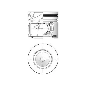 Motor automobilu Píst KOLBENSCHMIDT 41253600