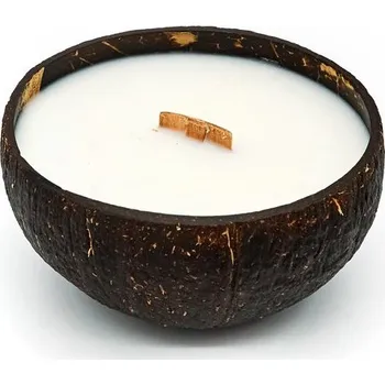 Svíčka Tropikalia VEGANSKÁ SVÍČKA V KOKOSU Vůně: COCONUT