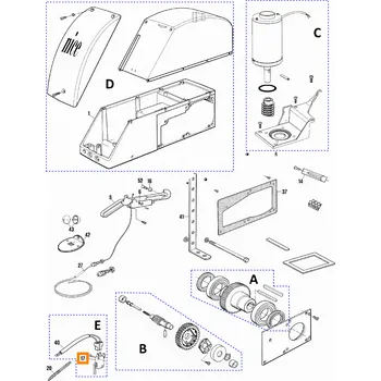 Pohon brány Nice MICROI-Q.1617 mikrospínač bezpečnostní
