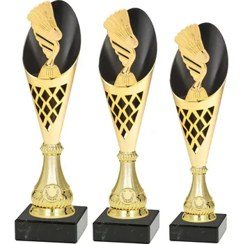 Sportovní pohár - BADMINTON - P434 Výška poháru: Pohár -BADMINTON- 36,5cm
