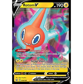 Společenská hra Pokémon Rotom V 058/196 - Lost Origin