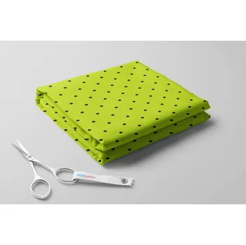 Softshell jarní, 20/9, Černé drobné puntíky na světlém podkladu Barva: Zelená