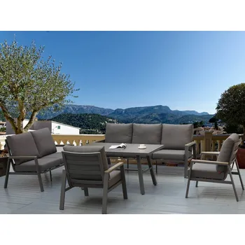 Zahradní sestava Nünning nábytek Atlanta Zahradní hliníková souprava šedá