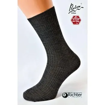 Zdravotní ponožky Lukáš tmavé - VLNA Merino