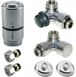 IVAR KIT klasik koupelnový OPTIMA DV 016028 - úhlový - 1/2"xM24; Cu 15x1mm; inox (KIT530010INOX)