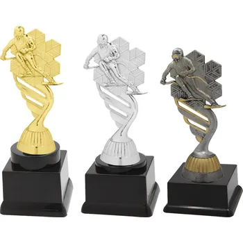 Soška - sportovní pohár - LYŽE SJEZD - NT/P424 Výška poháru: Soška C -LYŽE SJEZD- 16cm