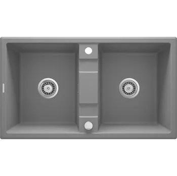 Granitový dřez Deante Eridan granitový dřez 86x50 cm šedá/grafitová/onyx ZQE_S203