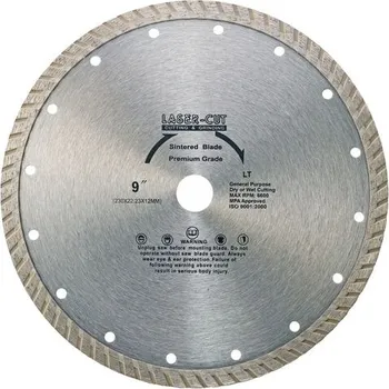 Řezný kotouč Diamantový kotouč celoobvodový 230 x 22,23 x 12mm LT Powerplus L00120