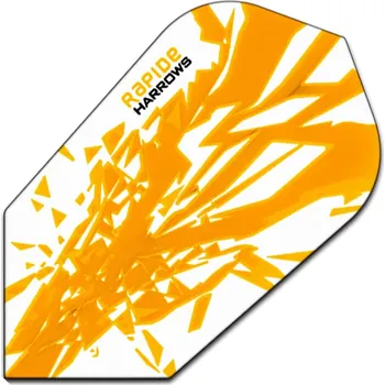 Příslušenství pro šipky Harrows Letky RAPIDE slim white/yellow