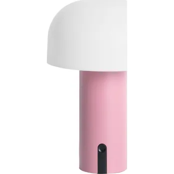 Lampička Present time Růžová plastová stolní LED lampa Cecile