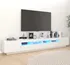 Televizní stolek vidaXL TV skříňka s LED osvětlením 260 x 35 x 40 cm