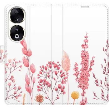 Pouzdro na mobilní telefon Flipové pouzdro iSaprio - Pink Flowers 03 - Honor 90 5G