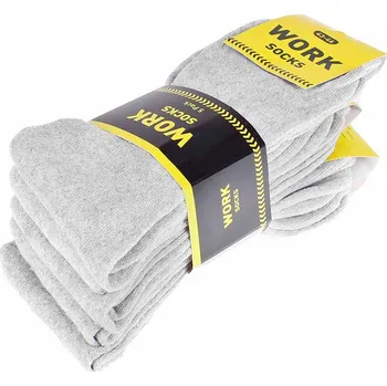 Pánské ponožky Ponožky pracovní šedé 5ks (ponožky pro muže balení = 5 párů)