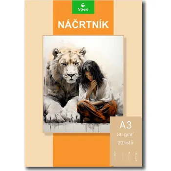 Náčrtník Stepa A3, 20 listů