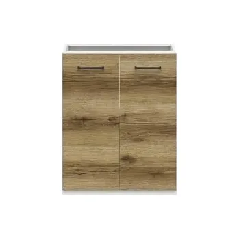 Kuchyňská linka Junona Line BBL D2D/60/82 bílá/dub delano světlý