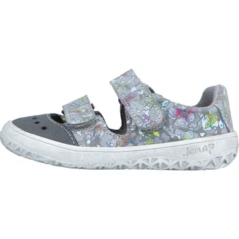 Dětská treková obuv Jonap Fella šedá motýlci Velikost: 27
