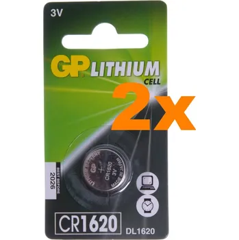 Článková baterie GP CR1620 2 ks