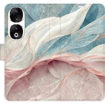 Pouzdro na mobilní telefon Flipové pouzdro iSaprio - Old Leaves 03 - Honor 90 5G