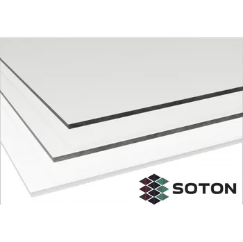 Průsvitná krytina Polykarbonátová deska SOTON 6 mm čirá 2UV Délka: 3050, Šířka: 2050