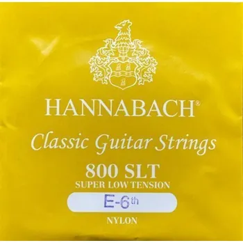 Struna pro kytaru a smyčcový nástroj Hannabach Struna pro klasickou kytaru série 800 Super Low Tension PostříbřenéE6w 8006SLT 5747