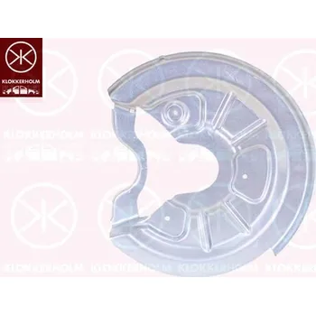 Brzdový kotouč Ochranný plech proti rozstřikování, brzdový kotouč KLOKKERHOLM 9534877