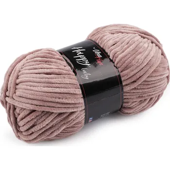 Příze Pletací žinylková příze Happy Baby 100 g, barva 5 (41064) béžová tm.