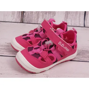 Dívčí sandály D.D.step Sportovní obuv sandály D.D. step G065-41453C tm. růžové lehké flexibilní rychleschnoucí velikost: 23
