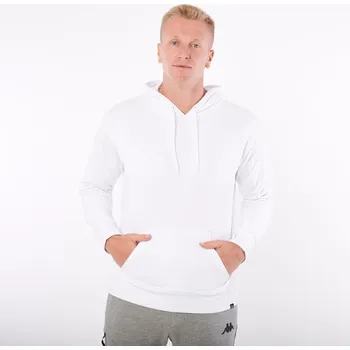 Pánské oblečení Kappa LOGO NATHAN mikina bílá L