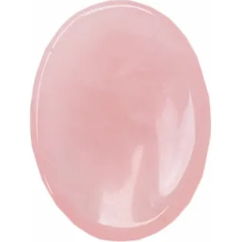 Masážní kámen Růženín ovál masážní hmatka cca 4 cm