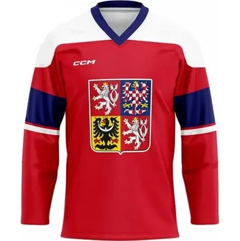 Hokejový dres CCM Reprezentační dres bez reklam senior červený